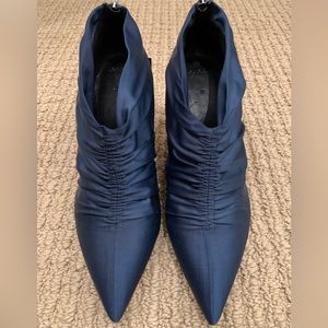 Zara blue fabric heels